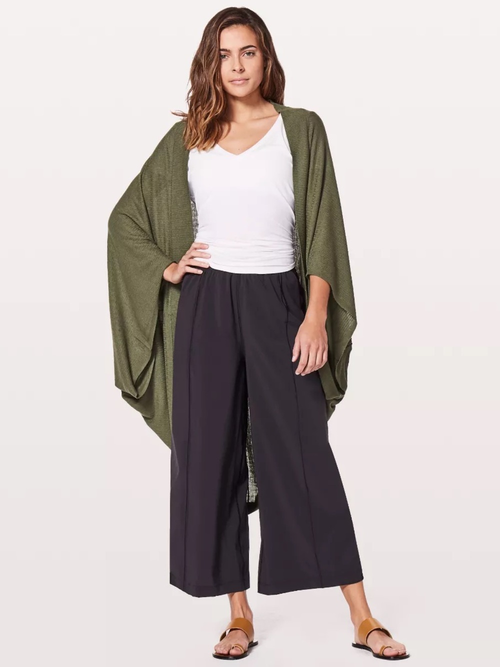 lululemon athletica Stillness Wrap - Heathered Sage
